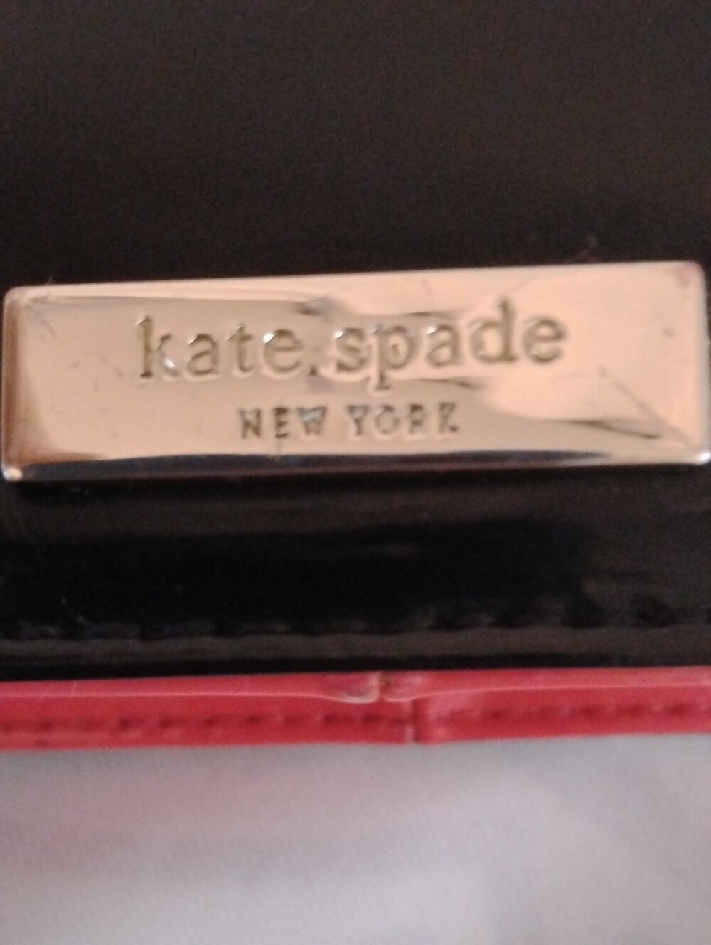 Kate Spade New York Patton Leather Upcycled Novelty Bag Gold Tone Hardware - Picture 12 of 15